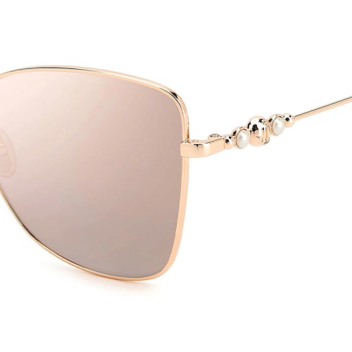 Jimmy Choo TESO/S - DDB2S - 59 Okulary przeciwsłoneczne Złoty Kocie oczy