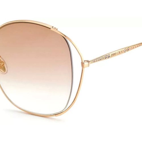 Jimmy Choo TINKA/G/SK - DDBJL - 61 Okulary przeciwsłoneczne Pillow (zaokrąglony)