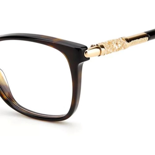 Jimmy Choo JC292 - QUM - 54 Oprawki korekcyjne Havana Pillow (zaokrąglony)