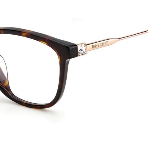 Jimmy Choo JC325/F - 086 - 53 Oprawki korekcyjne Havana Pillow (zaokrąglony)