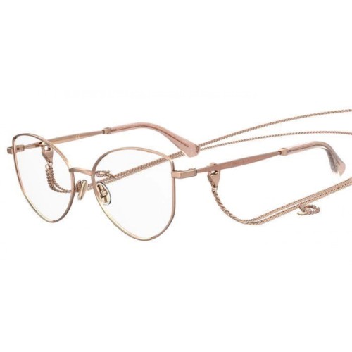 Jimmy Choo JC327 With chain - DDB - 52 Oprawki korekcyjne Różowe złoto Pillow (zaokrąglony)