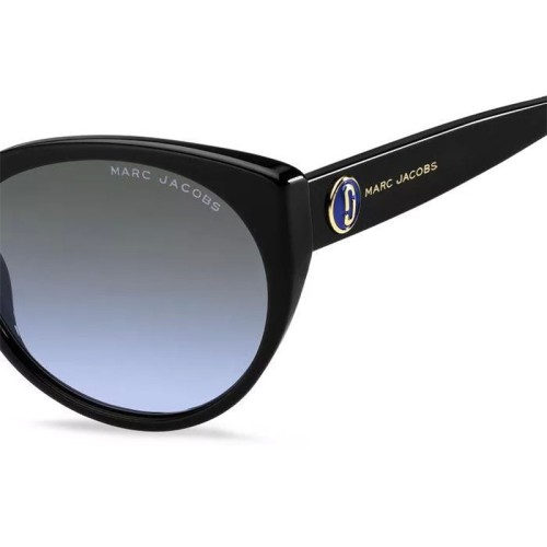 Marc Jacobs 376/S - 807GB - 57 Okulary przeciwsłoneczne Czarny Okrągły