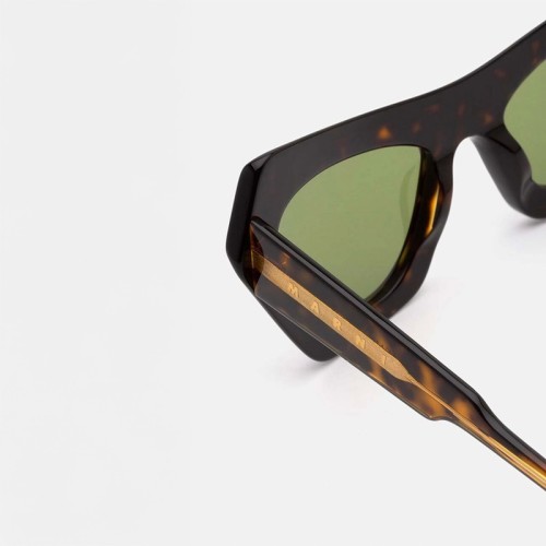 Marni 4EM Devil's Pool - 56 Okulary przeciwsłoneczne Havana Kocie oczy