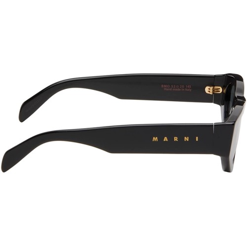 Marni BMO Rainbow Mountains Black - 52 Okulary przeciwsłoneczne Czarny Kocie oczy