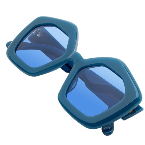 Marni LP4 Laughing Waters Blue - 51 Okulary przeciwsłoneczne Niebieski Kanciaste
