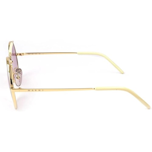 Marni ME115S - 718 - 54 Okulary przeciwsłoneczne Złoty Pilotki (aviator)
