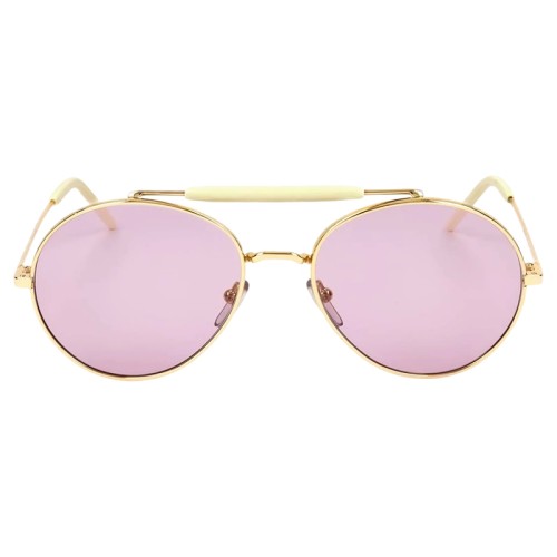 Marni ME115S - 718 - 54 Okulary przeciwsłoneczne Złoty Pilotki (aviator)