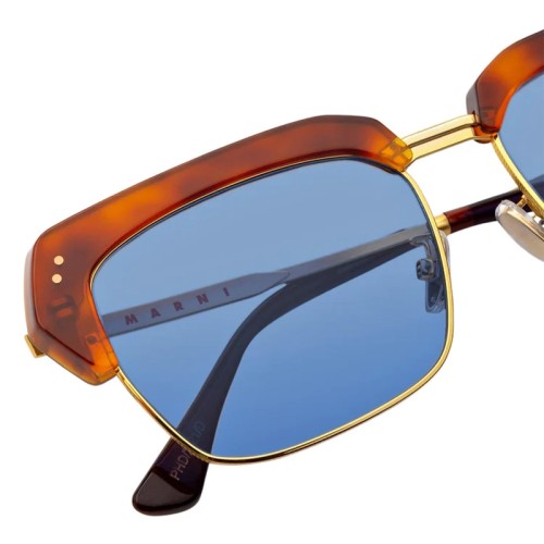 Marni PHD Three Gorges Blue - 57 Okulary przeciwsłoneczne Kanciaste