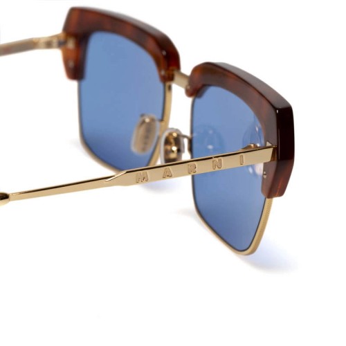 Marni PHD Three Gorges Blue - 57 Okulary przeciwsłoneczne Kanciaste