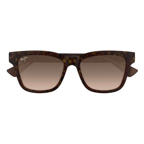Maui Jim MJ0644S HANOHANO - 002 - 53 - Z SOCZEWKAMI POLARYZACYJNYMI Okulary przeciwsłoneczne Havanna Kanciaste