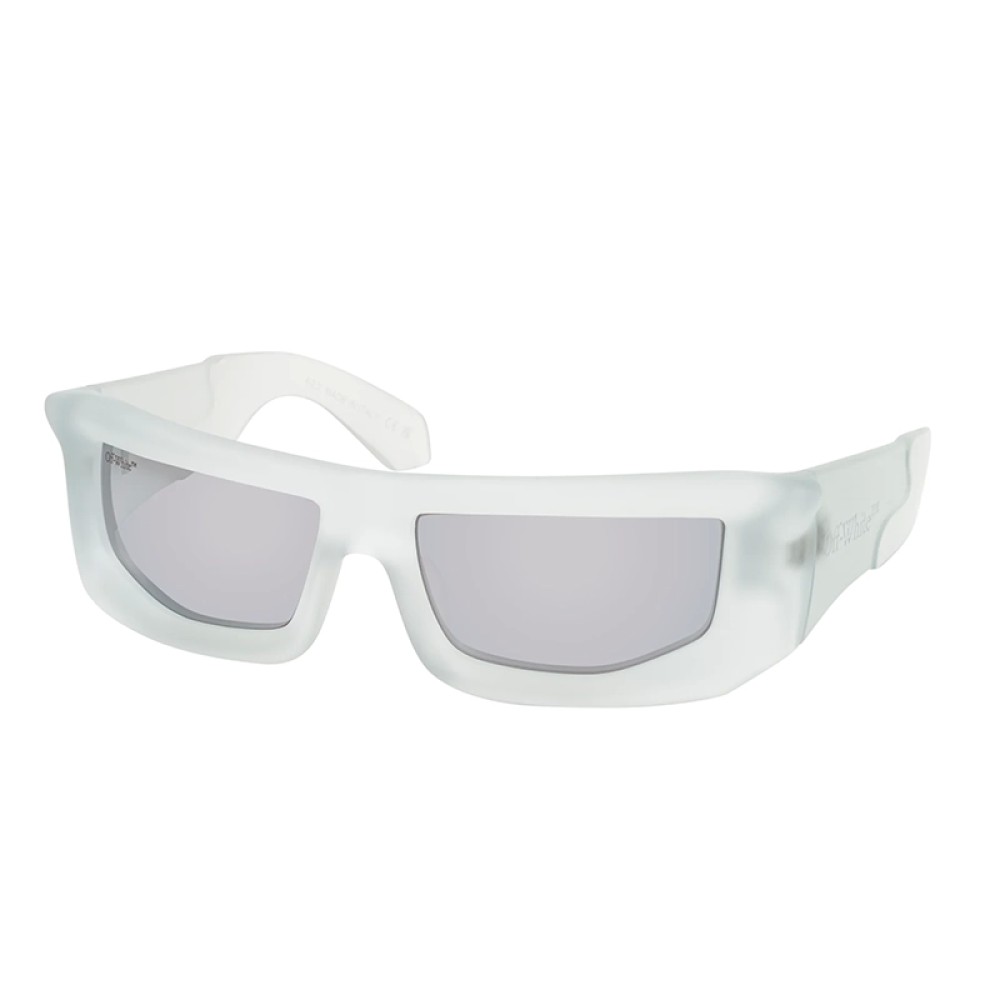 Off-White OERI074 VOLCANITE - 0072 - 58 Okulary przeciwsłoneczne Biały Kanciaste