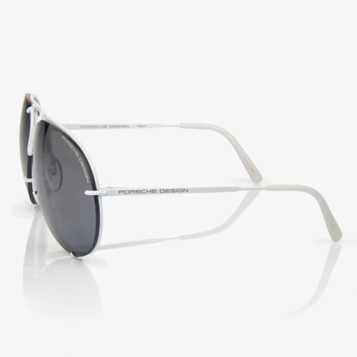 Porsche Design P8478 - P - 60 Okulary przeciwsłoneczne Biały Pilotki (aviator)