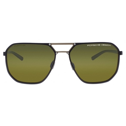 Porsche Design P8971 - A - 61 - Z SOCZEWKAMI POLARYZACYJNYMI Okulary przeciwsłoneczne Czarny Pilotki (aviator)