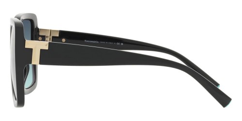 TIFFANY & CO. TF4206-U - 8001/9S - 58 Okulary przeciwsłoneczne Czarny Kanciaste