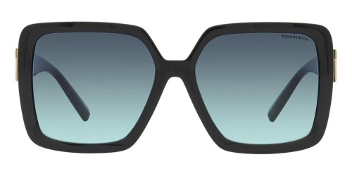 TIFFANY & CO. TF4206-U - 8001/9S - 58 Okulary przeciwsłoneczne Czarny Kanciaste
