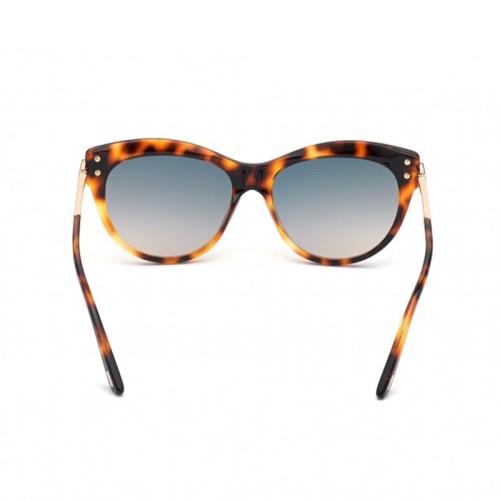 Tom Ford FT0821 KIRA - 55P - 56 Okulary przeciwsłoneczne Havanna Kocie oczy