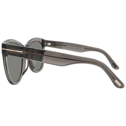 Tom Ford FT0870-F WALLACE - 20D - 57 Okulary przeciwsłoneczne Szary Kocie oczy