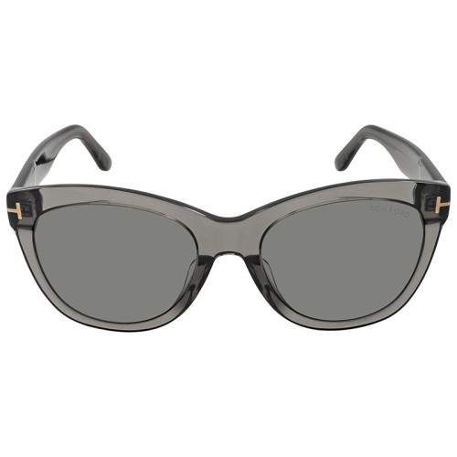 Tom Ford FT0870-F WALLACE - 20D - 57 Okulary przeciwsłoneczne Szary Kocie oczy