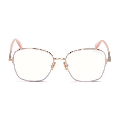 Tom Ford TF5685-B - 072 - 53 - Z SOCZEWKAMI Z FILTREM ŚWIATŁA NIEBIESKO-FIOLETOWEGO Oprawki korekcyjne Kanciaste
