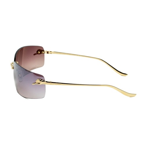 Cartier CT0503S - 003 - 71 Okulary przeciwsłoneczne Złoty Kanciaste