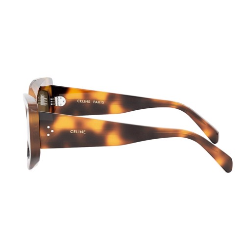 Celine CL40277F - 53E - 54 Okulary przeciwsłoneczne Havanna Kocie oczy