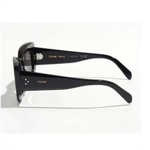 Celine CL40277F - 01A - 54 Okulary przeciwsłoneczne Czarny Kocie oczy