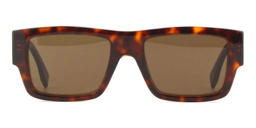 Fendi FE40118I - 54E - 53 Okulary przeciwsłoneczne Havanna Kanciaste