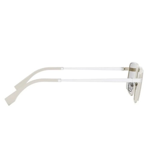 Fendi FE40102U - 25N - 53 Okulary przeciwsłoneczne Biały Kanciaste