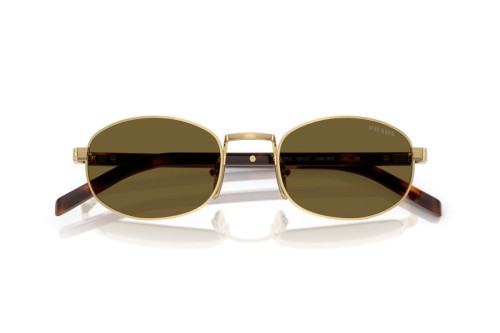 PRADA PR B53S - 5AK09Z - 52 Okulary przeciwsłoneczne Złoty Owalny