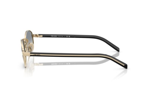 PRADA PR B53S - ZVN02C - 52 Okulary przeciwsłoneczne Złoty Owalny