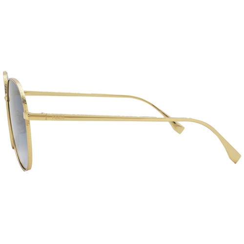 Fendi FE40069U - 30W - 59 Okulary przeciwsłoneczne Złoty Okrągły