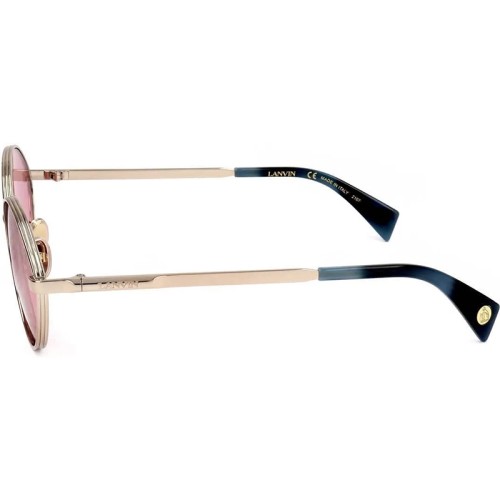 Lanvin LNV116S - 724 - 57 Okulary przeciwsłoneczne Różowe złoto Owalny