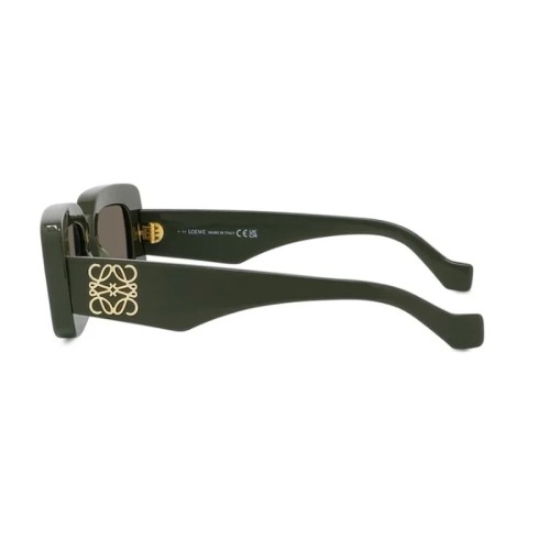 Loewe LW40101I - 96E - 46 Okulary przeciwsłoneczne Zielony Kanciaste