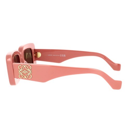 Loewe LW40101I - 72E - 46 Okulary przeciwsłoneczne Różowy Kanciaste