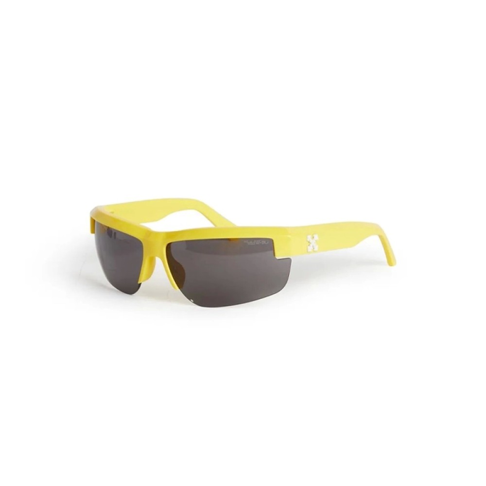 Off-White OERI068 TOLEDO - 1807 - 75 Okulary przeciwsłoneczne Żółty Kanciaste