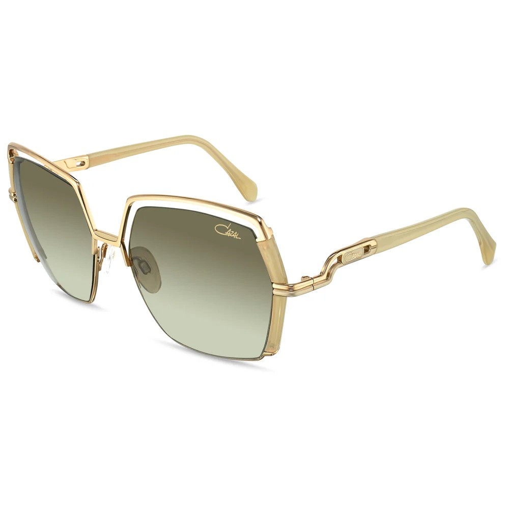 Cazal 9502 - 003 - 58 Okulary przeciwsłoneczne Złoty Kanciaste