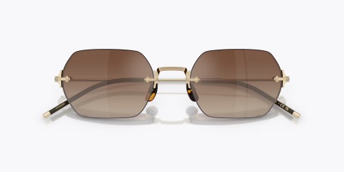 OLIVER PEOPLES OV1353ST TK-13 TITANIUM (HANMADE IN JAPAN) - 5035Q1 - 52 Okulary przeciwsłoneczne Złoty Kanciaste
