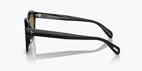 OLIVER PEOPLES OV5382SU BOUDREAU L.A (HANMADE IN JAPAN) - 100573 - 48 Okulary przeciwsłoneczne Czarny Okrągły