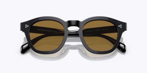 OLIVER PEOPLES OV5382SU BOUDREAU L.A (HANMADE IN JAPAN) - 100573 - 48 Okulary przeciwsłoneczne Czarny Okrągły