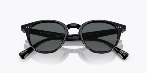 OLIVER PEOPLES OV5454SU DESMON (HANDMADE IN JAPAN) - 1722P2 - 50 - Z SOCZEWKAMI POLARYZACYJNYMI Okulary przeciwsłoneczne Czarny Okrągły