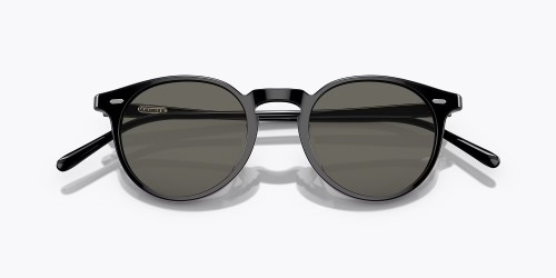 OLIVER PEOPLES OV5529SU ROGER FEDERER N.02 (HANDMADE IN JAPAN) - 1731R5 - 48 Okulary przeciwsłoneczne Czarny Okrągły