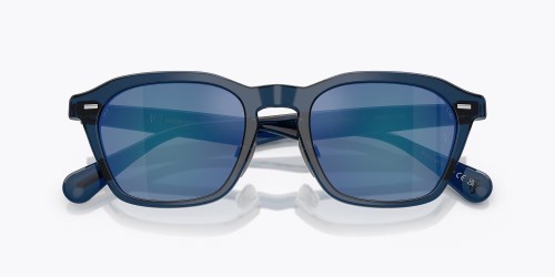 OLIVER PEOPLES OV 5593S ROGER FEDERER R-11 - 178755 - 52 Okulary przeciwsłoneczne Ciemnoniebieski Kanciaste