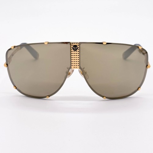 Philipp Plein SPP075 STUD - 400G - 69 Okulary przeciwsłoneczne Jednoszybowe