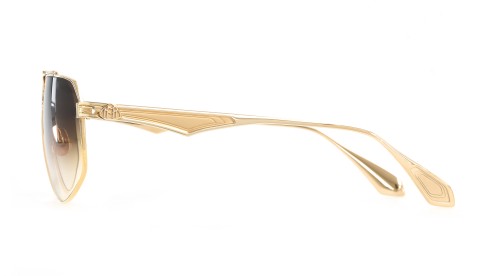 Maybach THE CHIEF I - CHG-CHG-Z33 - 61 - POZŁACANY (GOLD PLATED) Okulary przeciwsłoneczne Złoty Pilotki (aviator)