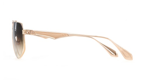 Maybach THE CHIEF I - RG-RG-Z62 - 61 - POZŁACANY (GOLD PLATED) Okulary przeciwsłoneczne Złoty Pilotki (aviator)