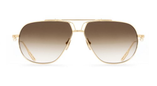 Maybach THE COMMANDER I - MG-Z62 - 64 - POZŁACANY (GOLD PLATED) Okulary przeciwsłoneczne Złoty Pilotki (aviator)