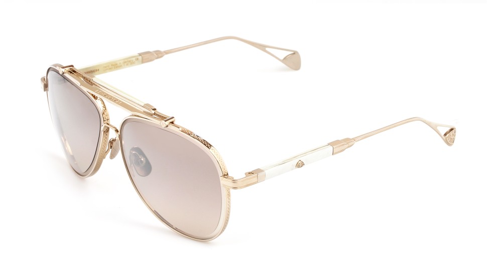 Maybach THE OBSERVER I - CHG-HR-Z58 - 62 Okulary przeciwsłoneczne Złoty Pilotki (aviator)