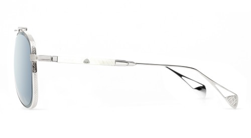 Maybach THE OBSERVER I - R-HAS-Z29 - 62 Okulary przeciwsłoneczne Srebrny Pilotki (aviator)