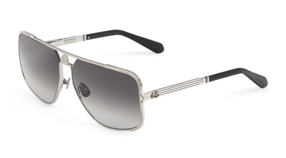 Maybach THE PRESENTER I - PA-ABM-Z63 - 66 Okulary przeciwsłoneczne Srebrny Pilotki (aviator)