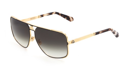 Maybach THE PRESENTER I - CHG/B-AAU-Z35 - 66 - POZŁACANY (GOLD PLATED) Okulary przeciwsłoneczne Pilotki (aviator)